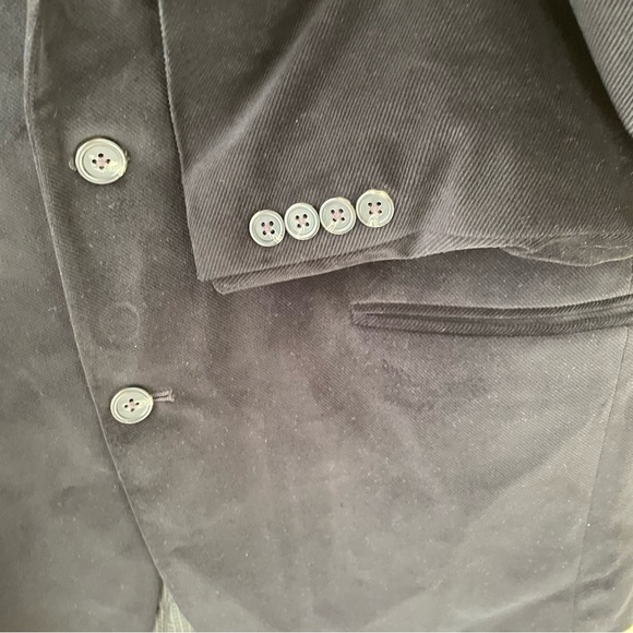 LAUREN RALPH LAUREN Mens Wool Soft 2 Button Jacket 44R Black - Picture 6 of 11